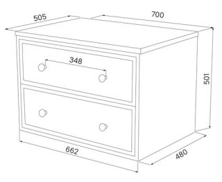 Тумба подвесная IDDIS Torr TOR70DMi95K со столешницей 70см орех макадамия/тёмно-серый